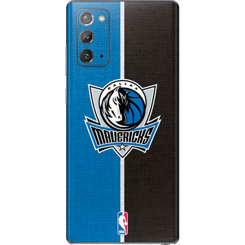 NBA Dallas Mavericks Canvas Galaxy Note20 5G Skin